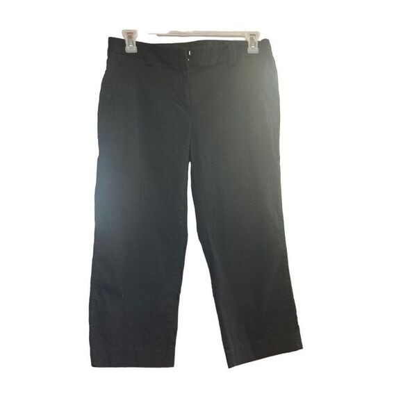 ACCESS Women’s Black Stretch Metro Fix Cropped Pants Size 12 Inseam 21” - Picture 1 of 8